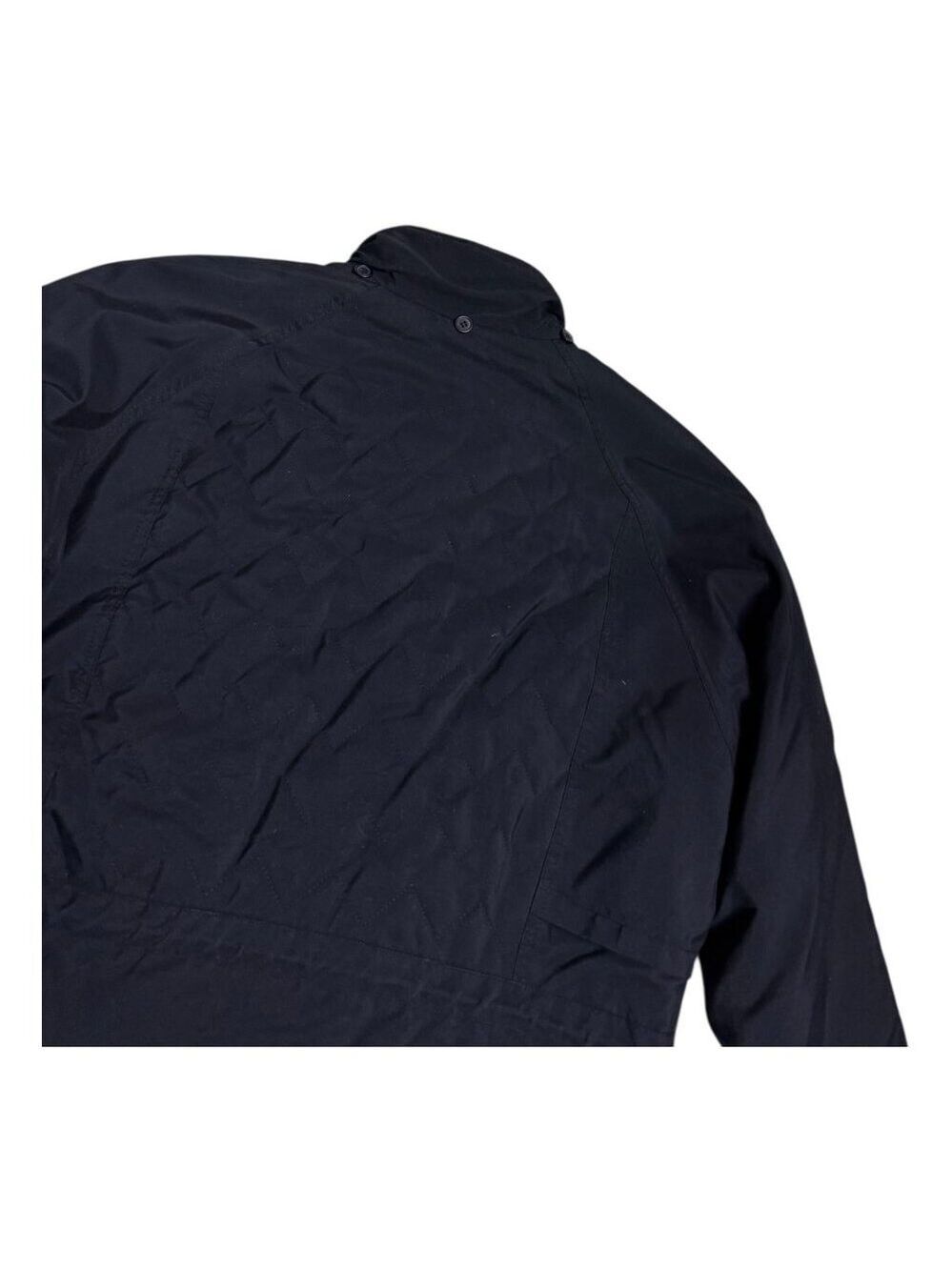 ALBERT NIPON Vintage 90s Luxury Designer Black Quilted Winter Coat Womens Large - Picture 5 of 6